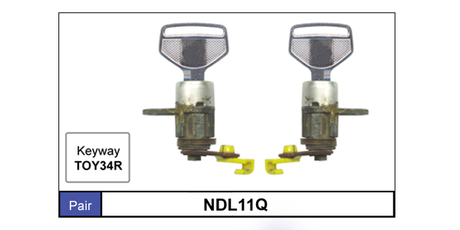 Door Locks pair NDL11Q - Nice Products | Universal Auto Spares