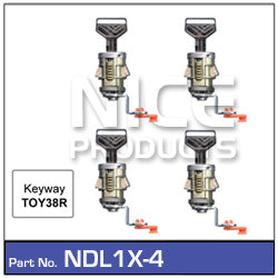 Door Lock set 4 NDL1X-4 - Nice Products | Universal Auto Spares
