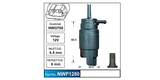 Washer Pump (1272) NWP1280 - Nice Products | Universal Auto Spares