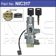 Lock & Switch NIC317 - Nice Products | Universal Auto Spares