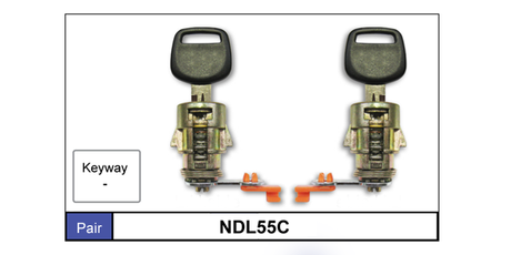 Door Locks pair NDL55C - Nice Products | Universal Auto Spares
