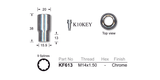 Chrome Nuts KF613 - Nice Products | Universal Auto Spares