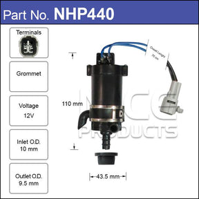 Headlamp Pump NHP440 - Nice Products | Universal Auto Spares