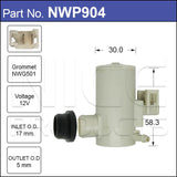 Washer Pump NWP904 - Nice Products | Universal Auto Spares