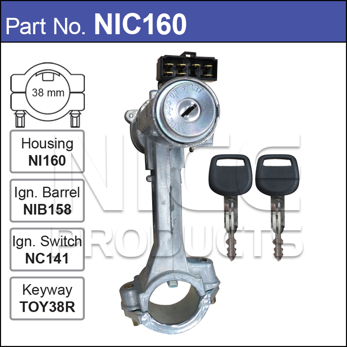 Lock & Switch NIC160 - Nice Products | Universal Auto Spares