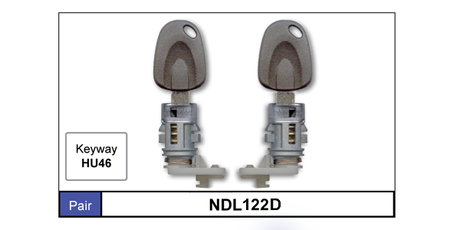 Door Locks pair NDL122D - Nice Products | Universal Auto Spares