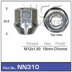 Wheel nut NN310 - Nice Products | Universal Auto Spares