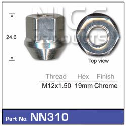 Wheel nut NN310 - Nice Products | Universal Auto Spares