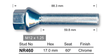 One Piece Stud NR460 - Nice Products | Universal Auto Spares