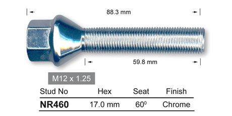 One Piece Stud NR460 - Nice Products | Universal Auto Spares