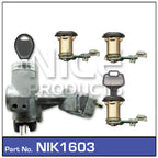 Lock set NIK1603 - Nice Products | Universal Auto Spares