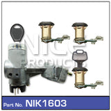 Lock set NIK1603 - Nice Products | Universal Auto Spares