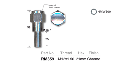 One Piece Mag Bolt RM359 - Nice Products | Universal Auto Spares