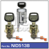 Ignition Barrel & Doors NID513B - Nice Products | Universal Auto Spares