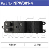 Power Window Switch NPW301-4 - Nice Products | Universal Auto Spares