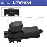 Power Window Switch NPW202-1 - Nice Products | Universal Auto Spares