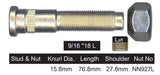Wheel Stud S995L - Nice Products | Universal Auto Spares
