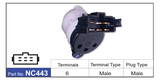 Ignition Switch NC443 - Nice Products | Universal Auto Spares