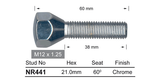 One Piece Stud NR441 - Nice Products | Universal Auto Spares