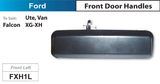 Door Handle FXH1L - Nice Products | Universal Auto Spares