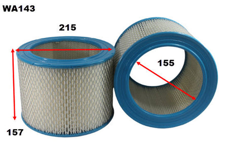 Air Filter A143 Fits Bedford WA143 - Wesfil | Universal Auto Spares