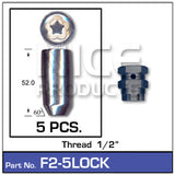 Lock Nuts pk5 F2-5LOCK - Nice Products | Universal Auto Spares