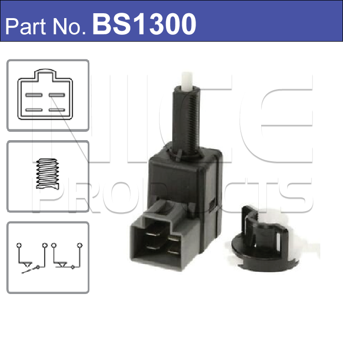 Brake Light Switch BS1300 - Nice Products | Universal Auto Spares