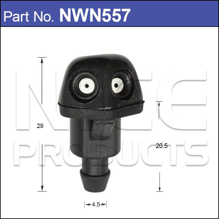 Washer Jet Pair NWN557 - Nice Products | Universal Auto Spares