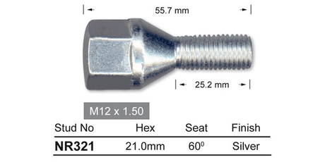One Piece Stud NR321 - Nice Products | Universal Auto Spares