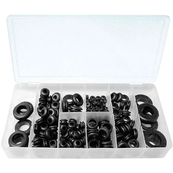 180 Piece Rubber Grommet Assortment - PKTool | Universal Auto Spares