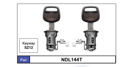 Door Locks pair NDL144T - Nice Products | Universal Auto Spares