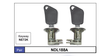 Door Locks Pair NDL188A - Nice Products | Universal Auto Spares