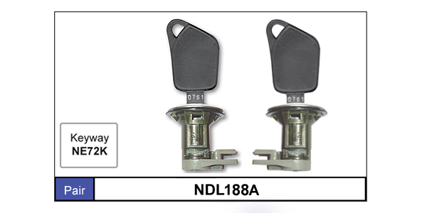 Door Locks Pair NDL188A - Nice Products | Universal Auto Spares