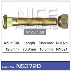 Long Stud & Nut NS3720 - Nice Products | Universal Auto Spares