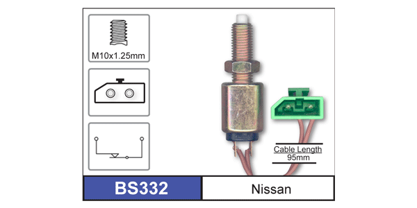 Brake Light Switch BS332 - Nice Products | Universal Auto Spares