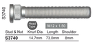 Long wheel stud S3740 - Nice Products | Universal Auto Spares
