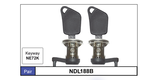 Door Locks Pair NDL188B - Nice Products | Universal Auto Spares