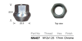 Wheel Nut NN407 - Nice Products | Universal Auto Spares