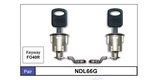 Door Locks Pair NDL66G - Nice Products | Universal Auto Spares