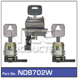 Door and Tailgate locks NDB702W - Nice Products | Universal Auto Spares