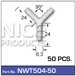 Hose Connection Pkt 50 NWT504-50 - Nice Products | Universal Auto Spares