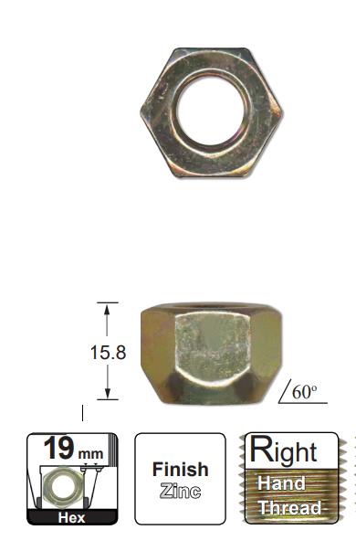 Wheel Nut NN100-100 - Nice Products | Universal Auto Spares