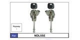 Door Locks Pair NDL55E - Nice Products | Universal Auto Spares