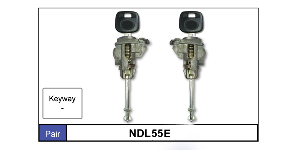 Door Locks Pair NDL55E - Nice Products | Universal Auto Spares