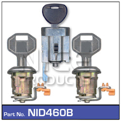 Ignition Barrel & Doors Locks NID460B - Nice Products | Universal Auto Spares