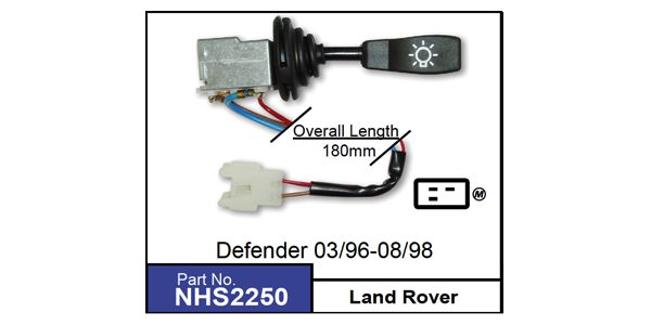 Head Lamp Switch NHS2250 - Nice Products | Universal Auto Spares