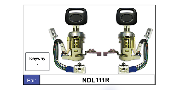 Door Locks Pair NDL111R - Nice Products | Universal Auto Spares