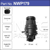 Washer Pump NWP179 - Nice Products | Universal Auto Spares