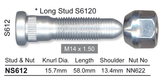 Stud & Nut NS612 - Nice Products | Universal Auto Spares