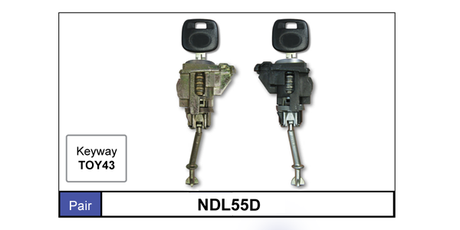 Door Locks Pair NDL55D - Nice Products | Universal Auto Spares